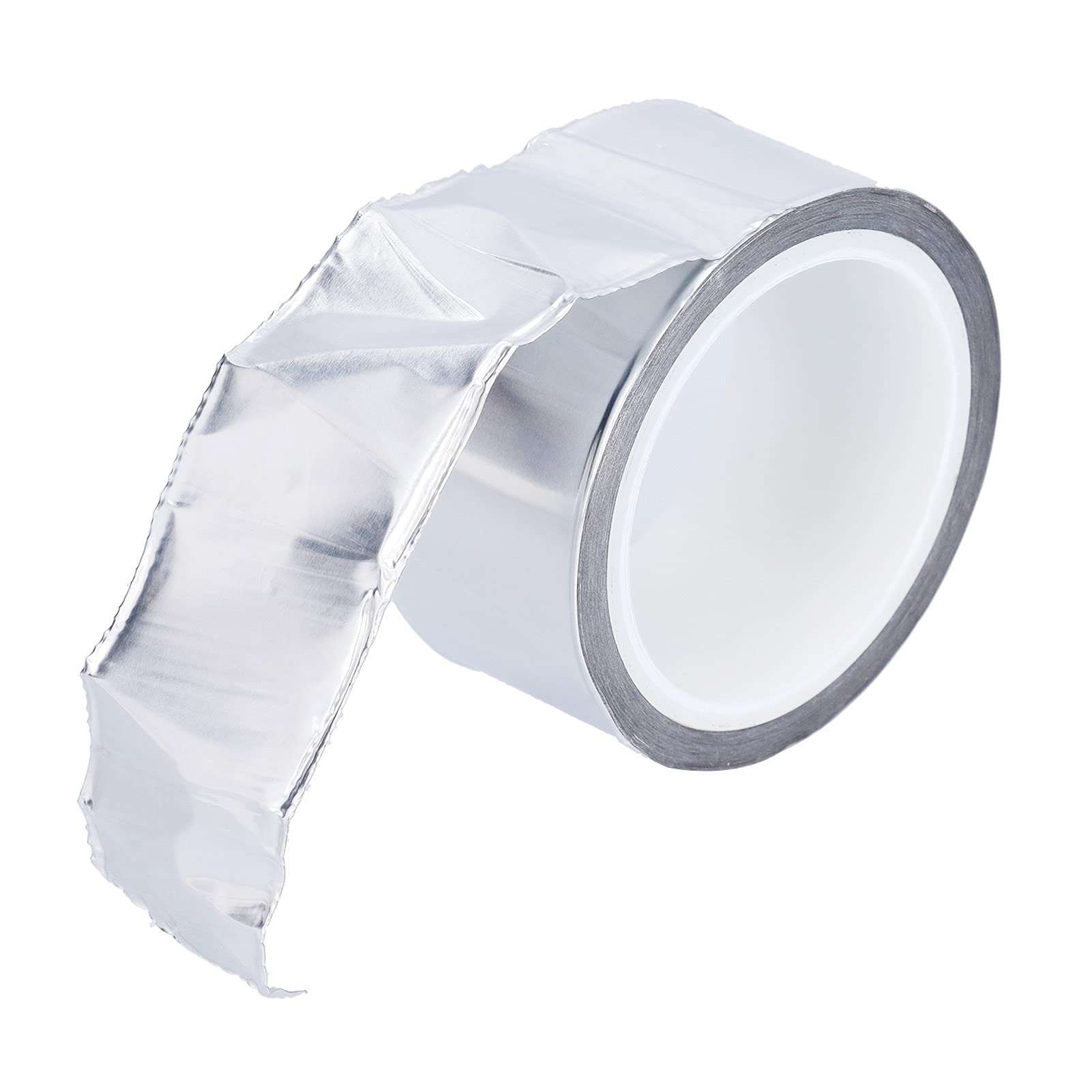 Cinta de papel de aluminio |Producto de sellado tolerante al calor y bloqueo de agua de 48 mm x 5 m |Reparación de conductos, tuberías y aislamientos de HVAC |Ignífugo y