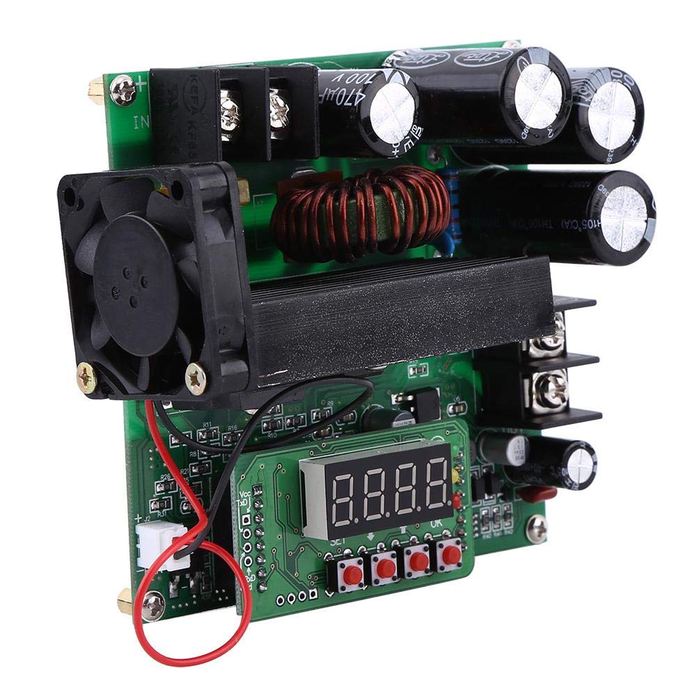 Convertitore boost, 0-15A 900W DC Controllo preciso alta tensione fai-te Modulo regolatore 8-60 V a 10 V-120 V con display a LED, regolatore di potenza