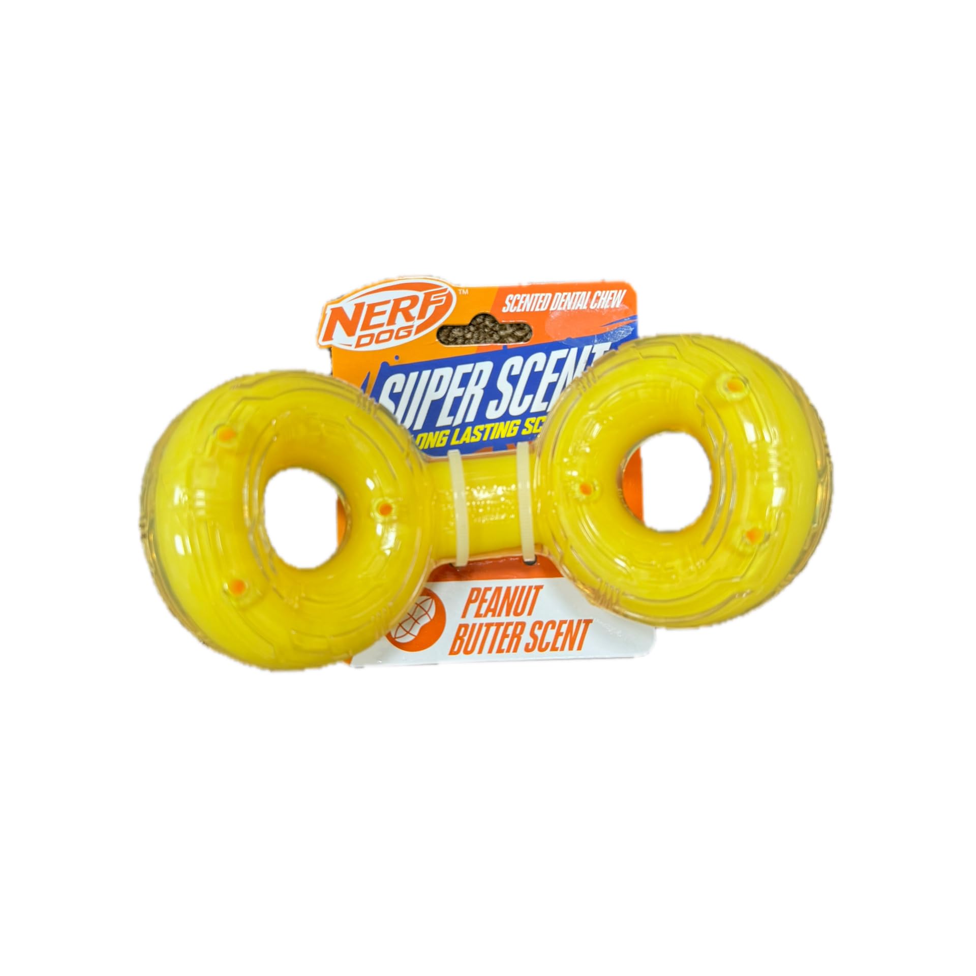 Nerf Yellow Suerscent dog chew toy