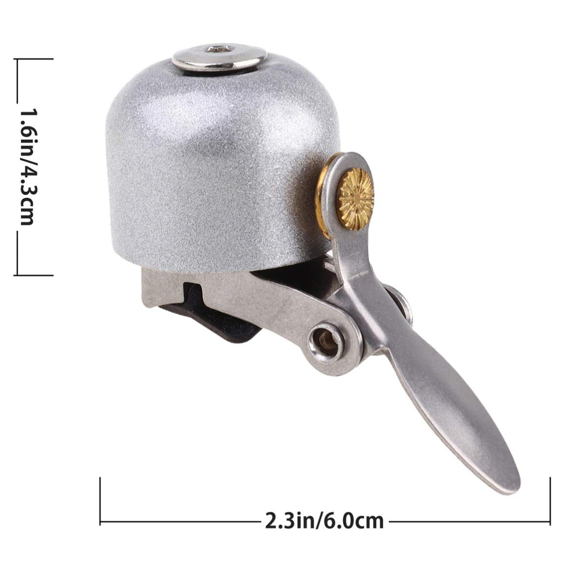 2St Fahrradklingel Bike Bell fahrradglocke Beanie-Helmfutter Fahrradring aus Kupfer Fahrräder Klassische Glocke Outdoor-Bike-Hammer-Glocke Trompete die Klingel Verstreute Perlen