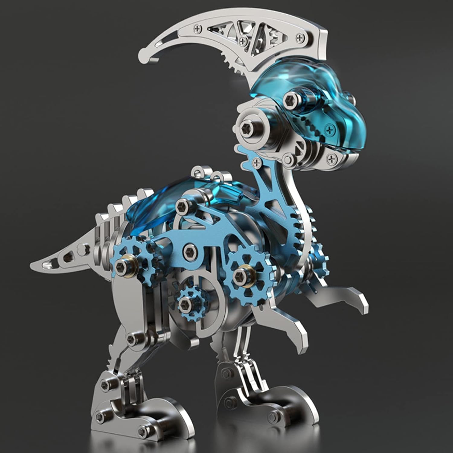 UpGLeuch 3D Metal Puzzles for Adults Mantis Model Kit with Light, Colorful 3D Metal Mantis Model Assembly Kit with Tool, Desktop Ornament Toy Gifts for Adults