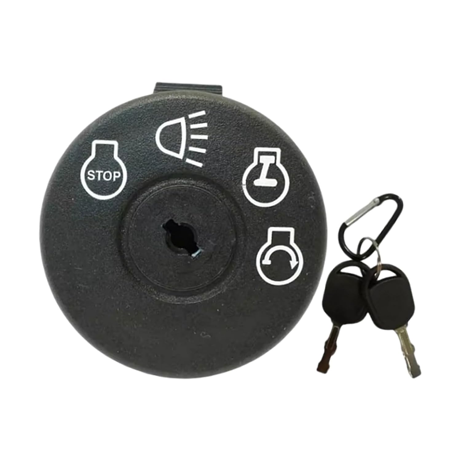 583068901 2PCS Ignition Switch with 2 Keys Fits for John Deere 155C L100 L105 L107 L110 L120 G110 Fits for Hus YTH1542XP YTH1848XP Replace Parts