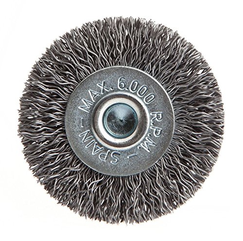 Image of Forney 72251 Wire Wheel Brush, Coarse Crimped with 1 /4 inch Hex Shank, 1-1 /2 inch