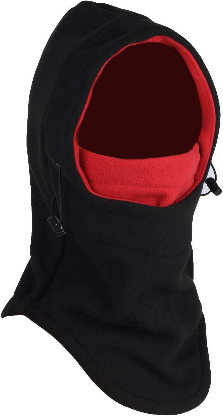 TahbilkBalaclava Fleece Hood,Heavyweight Cold Weather Winter Motorcycle,Windproof Ski Mask,Ski&Snowboard Gear