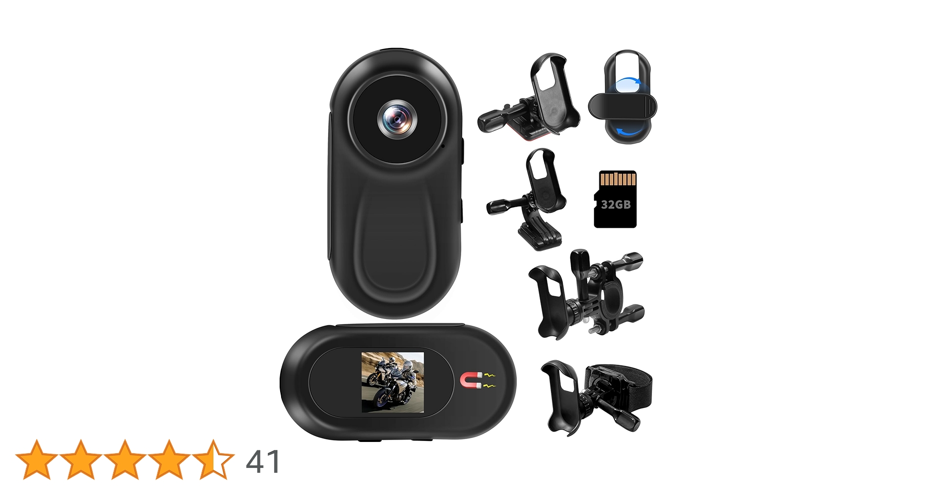 Amazon | 【新開発32G SDカード付属】小型ビデオカメラ アクション