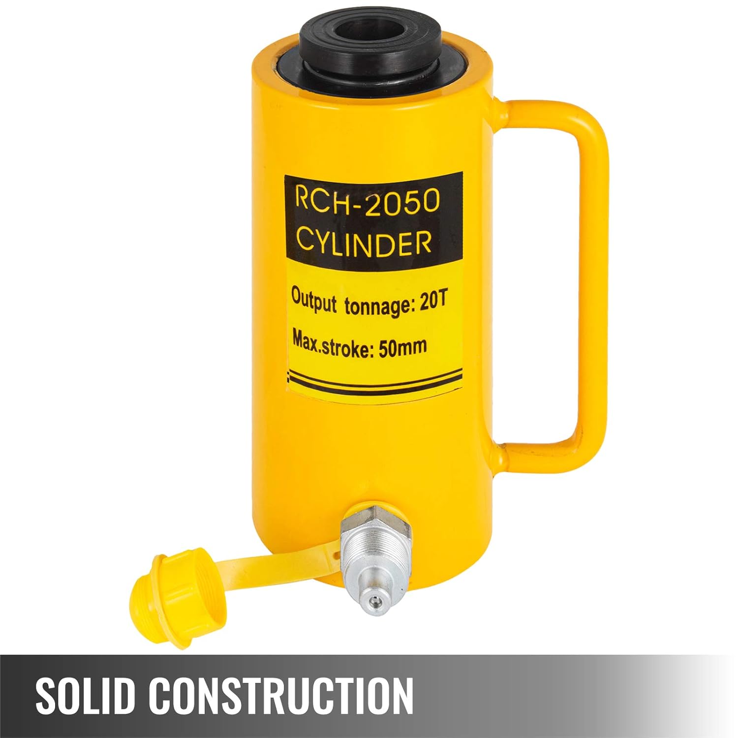 Mophorn 20T 2Inch Hydraulic Cylinder Jack Hollow Single Acting Hydraulic Ram Cylinder 50mm Hydraulic Lifting Cylinders (20T 2Inch Hollow)