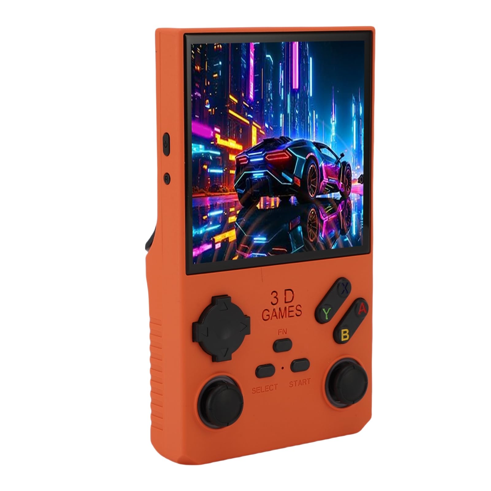 Kavolet Handheld-Spielekonsole, Retro-Gaming-Konsole, 4-Zoll-tragbares System mit 256 GB Speicherkarte, 720 X 720, 4000 MAh [Gaming für unterwegs] (Orange)