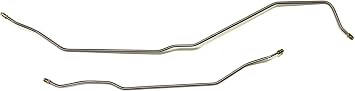 Rear Axle Brake Lines - Fits 70-74 Camaro/Firebird - Galfan Coated Steel - The Stop Shop