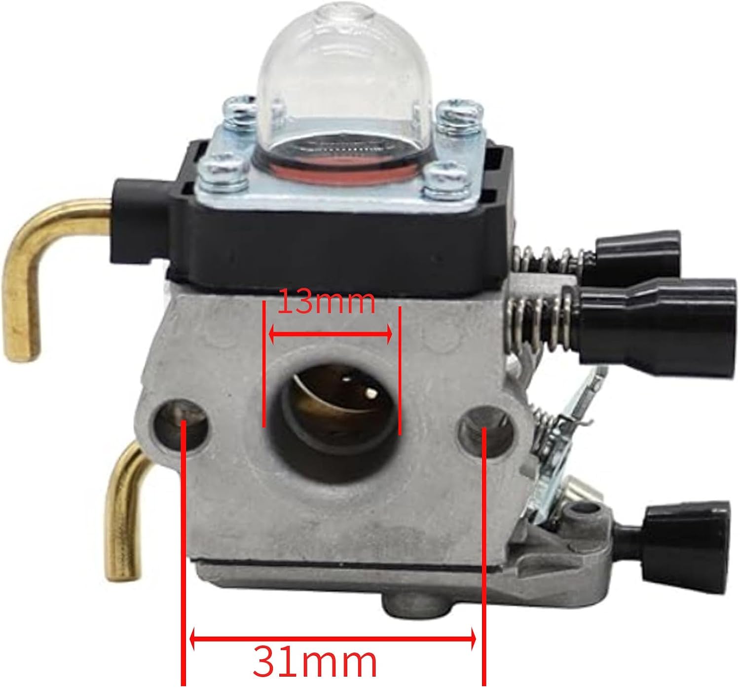 Compatible with C1Q-S97 FS 55R Carburetor with Air Filter Tune Up Kit for STIHL Trimmer FS38 FS45 FS46 FS55 FS55R KM55