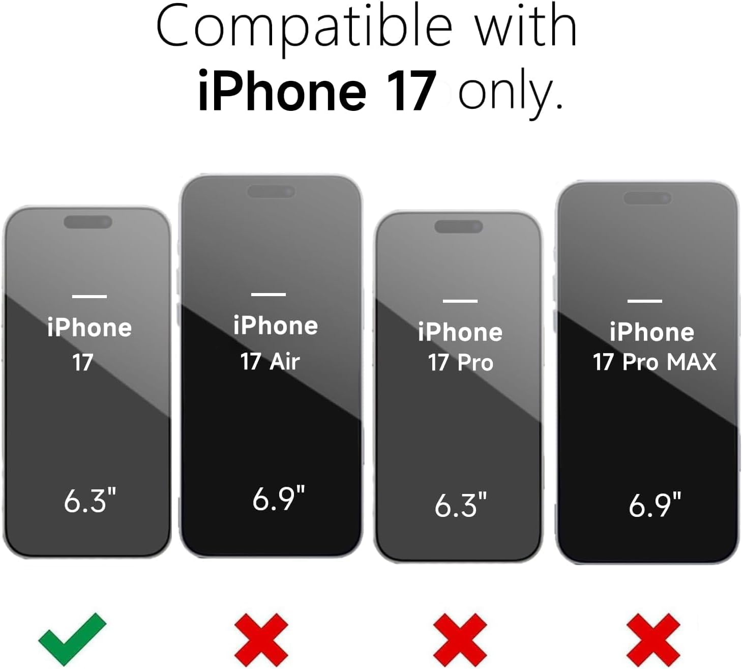 oakxco for iPhone 17 Case Silicone, Ultra Slim Thin Phone Case for Women Girls, Plain Solid Color Minimalist Aesthetic Cute Girly Design, Soft Rubber Gel TPU with Camera Cover Protection, Black