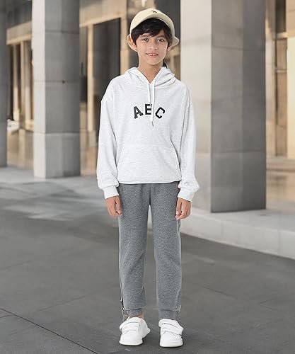 Miniatura 8 de GFQLONG Paquete de 3 pantalones deportivos de algodón para niños pequeños, pantalones deportivos de dibujos animados para niños, pantalones casuales