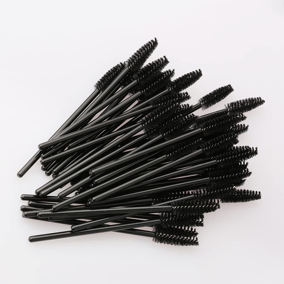 Didiseaon 300pcs Eyelash Accessory Kit Eyelash Comb Eyebrow Spoolie Makeup Mascara Wands Lash Curler for Routine