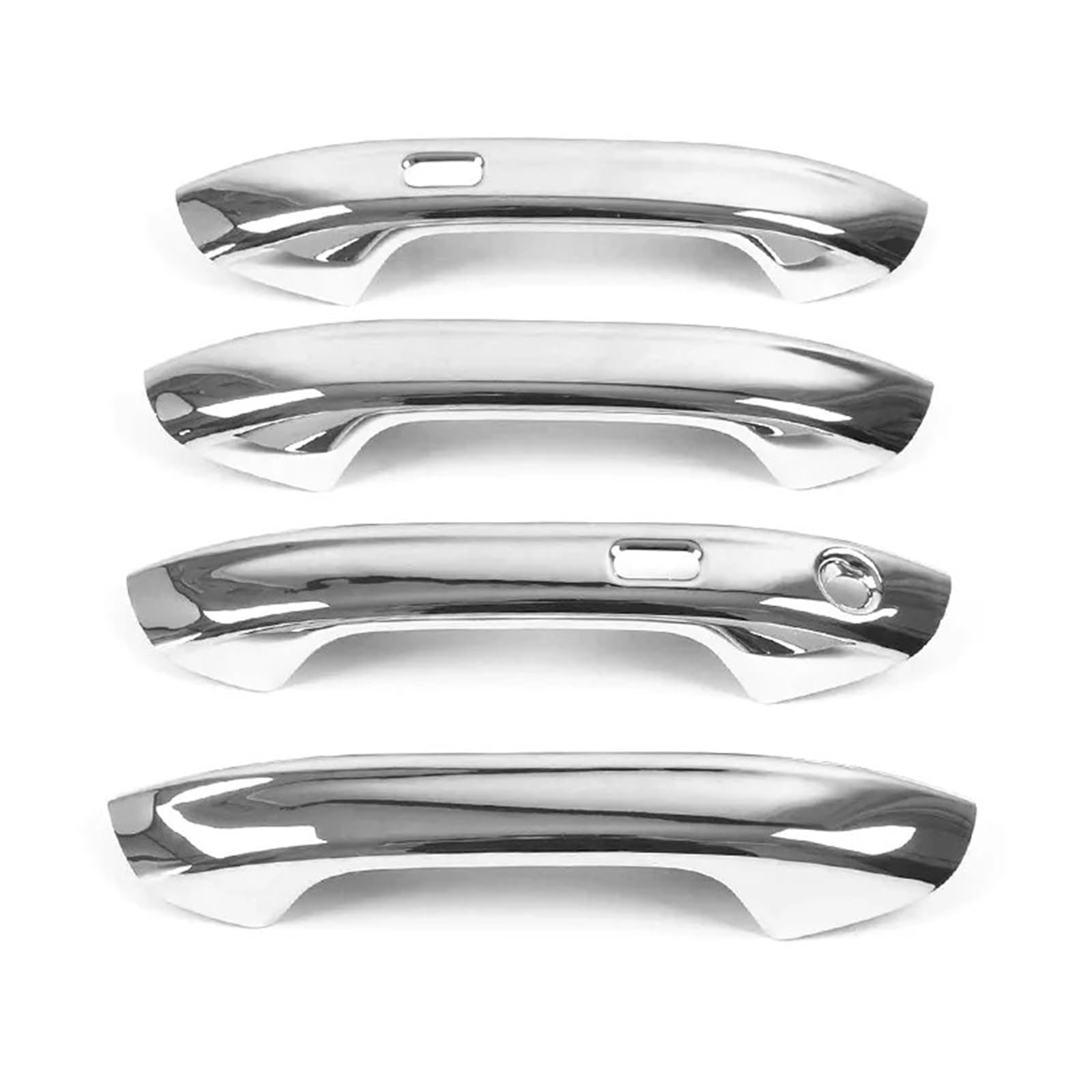 Bqwyedpl 1Hole 2Smart Plating Fit For Seat Leon 2021-2024 Door Handle Bowl Scratch-Resistant Modification Special Accessories Car Door Latch Handle(1Hole 2Smart Plating)