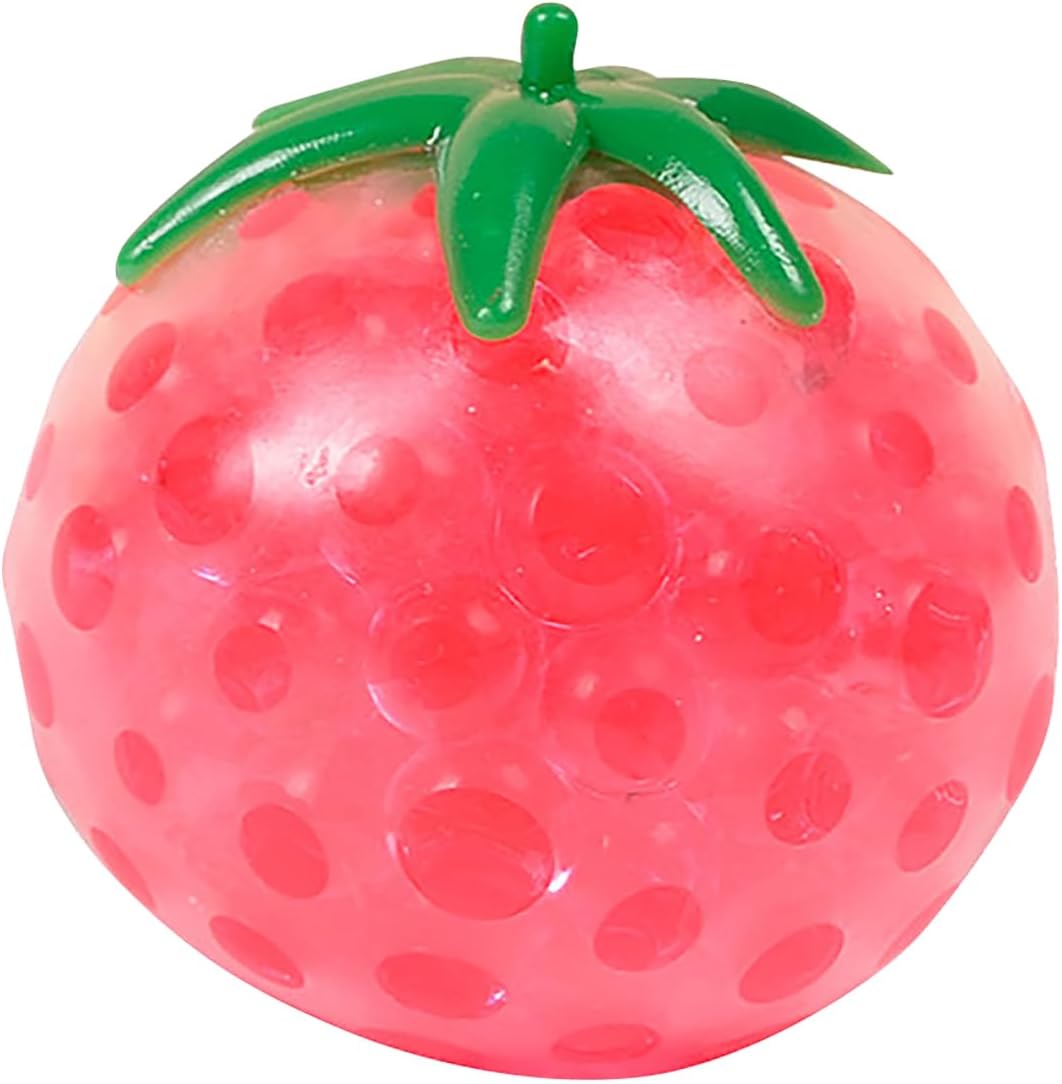 Squeeze Tomato - Handmade Squeeze Toy for Stress Relief & Fidget, Cute Tomato Squishies Sensory Fidget Toys for Adults, Soft Toy, Party Gift for Friend Family