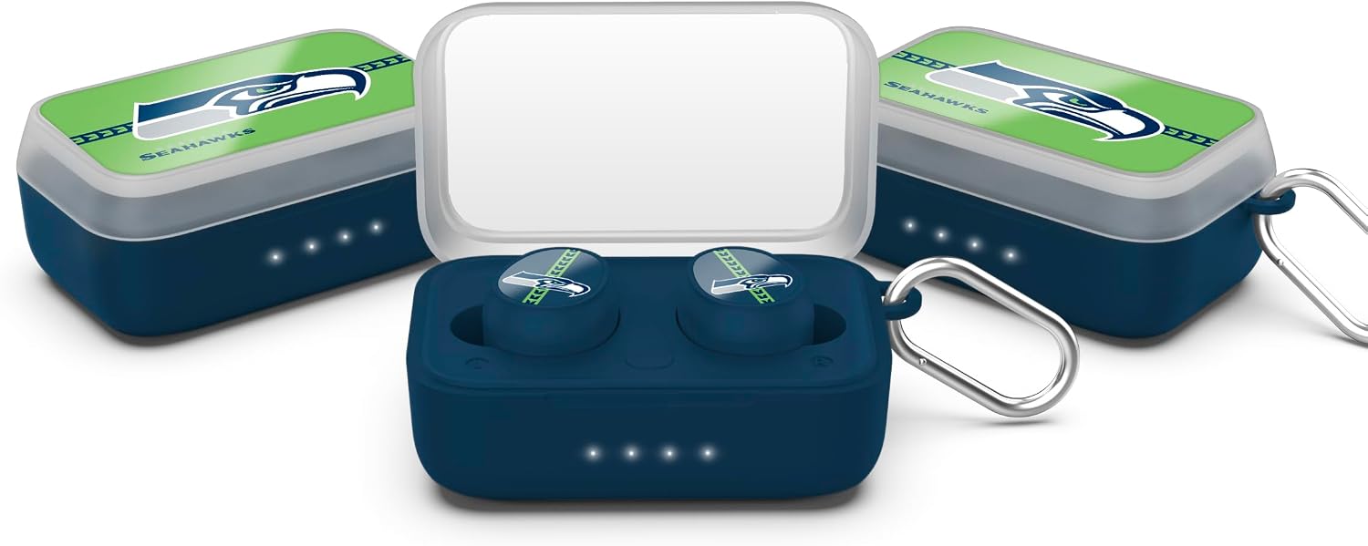 SOAR NFL Wireless Sport Earbuds: Comfortable Fit & Convenient Charging
