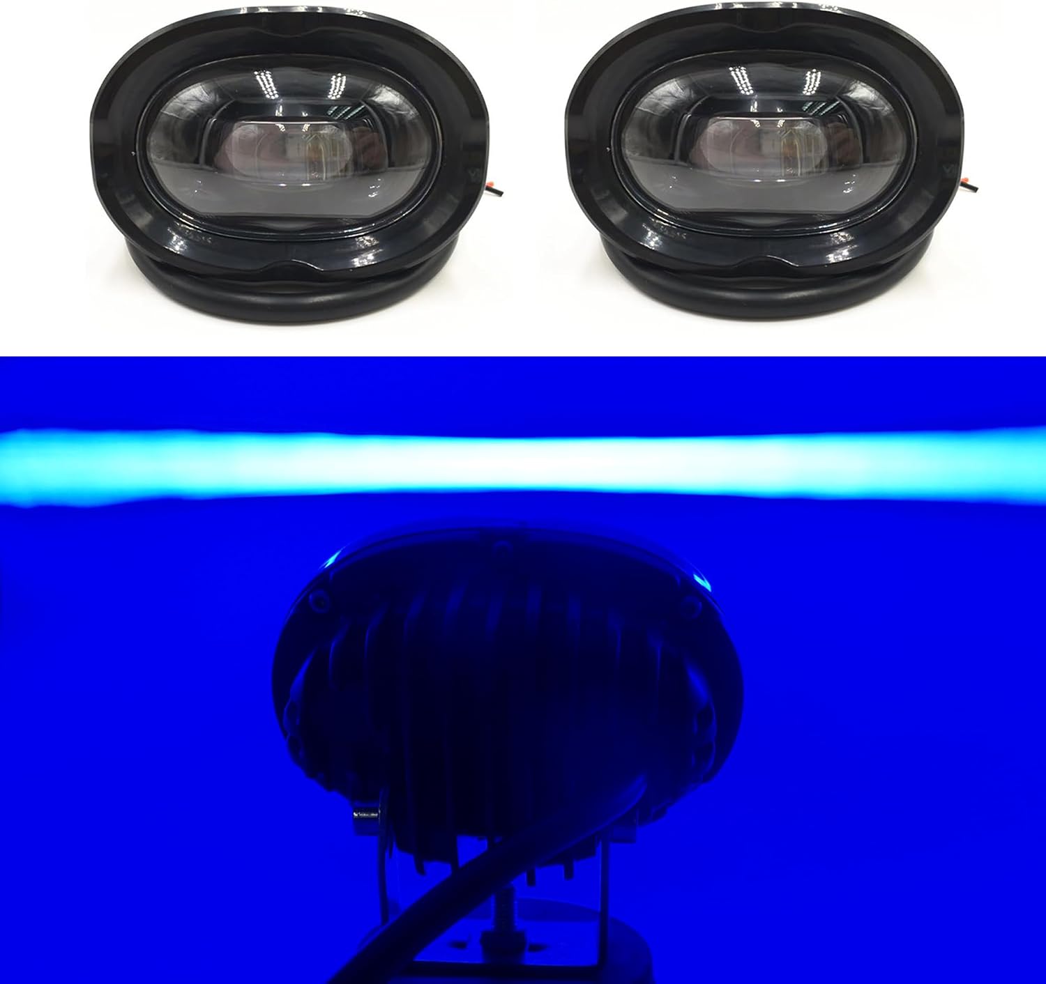 [2 Pack] LED Forklift Lights Blue Straight Line Forklift Safety Light Warehouse Working Area Warning Lights(Blue 2 Pack)