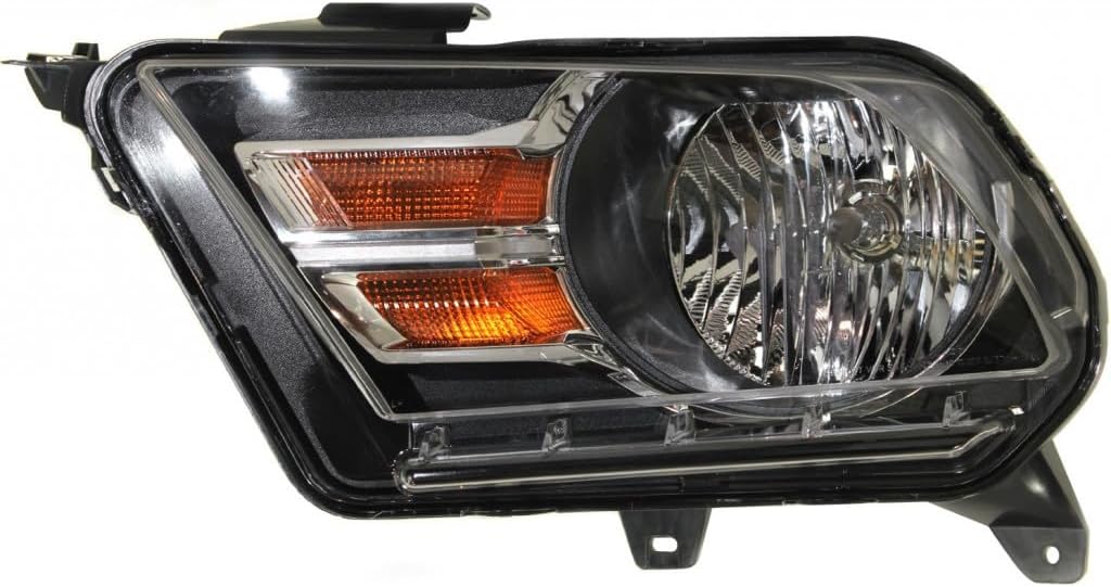 For Ford Mustang 2010 11 12 13 2014 Headlight Assembly Passenger Side | Base | Replacement For FO2503281 | AR3Z 13008 A