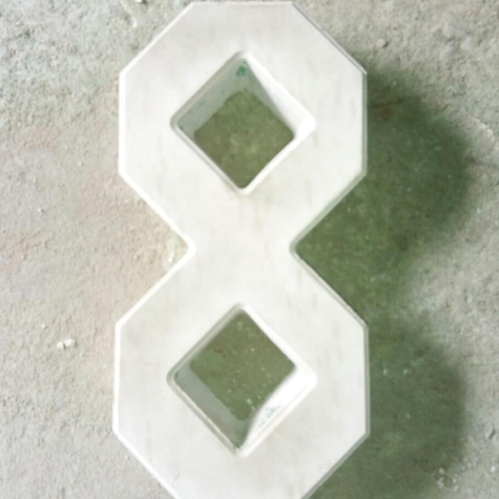 Moldes de pavimentación de jardín con 8 formas antideslizantes de textura