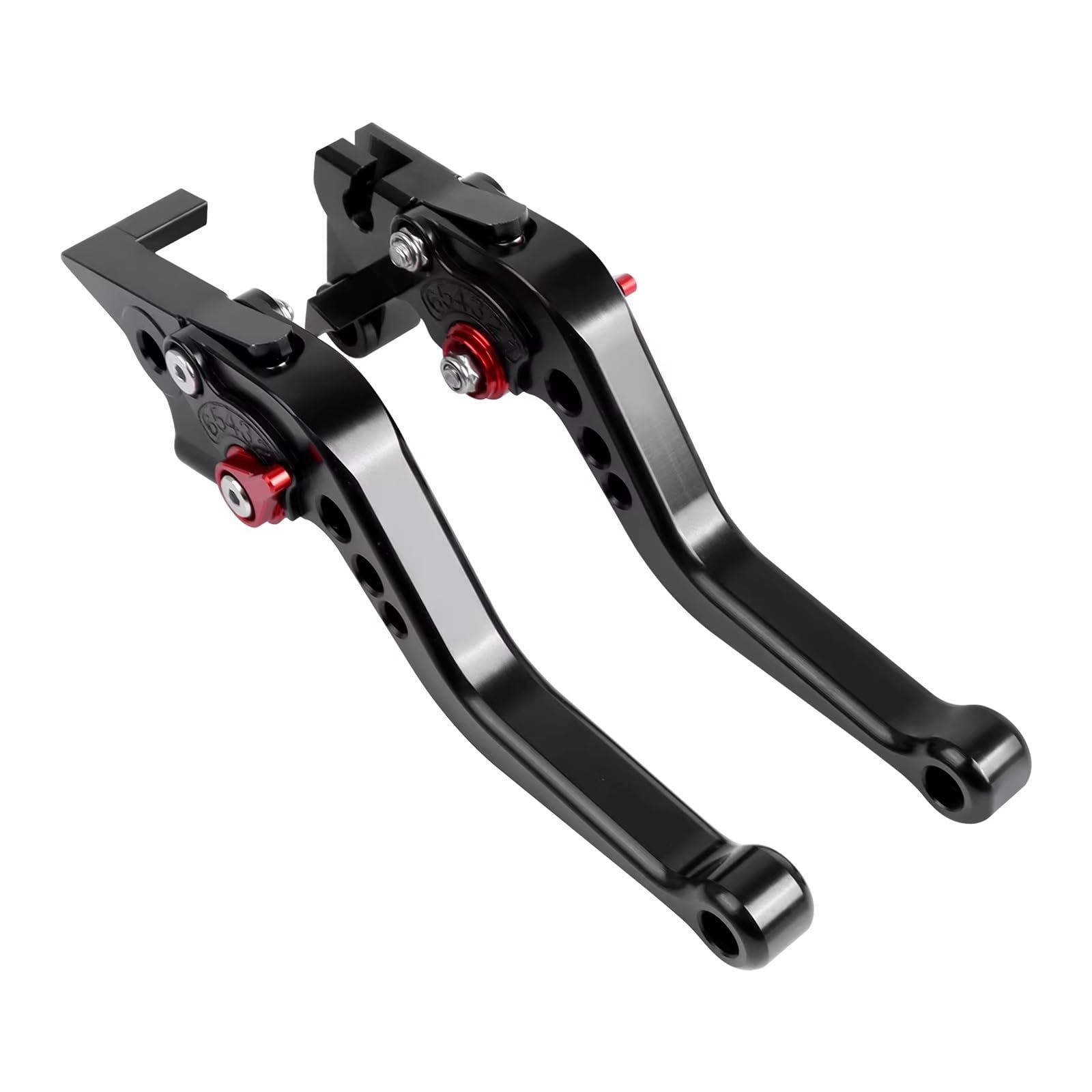 Vbvgmzas Long Titanium Handlebar Clutch Motorcycle Short Long Brake Clutch Levers For Fazer For Fz6r For Mt07 For Mt09 For Mt-10 For Xsr700 For Xsr900 Brake Handle Lever(Long Titanium)