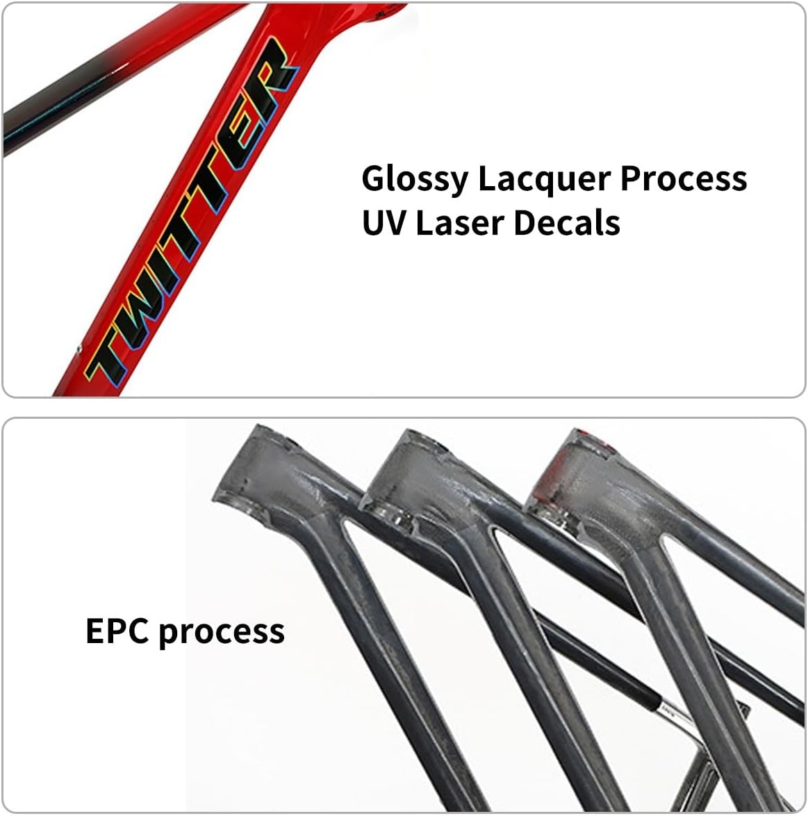 Carbon Fibre Mountain Bike Frame 27.5/29er 15/17/19in XC Cyclocross Disc Brake Bikes Frame 135mm QR Shifter Brake Internal Routing Press-in BB92*41mm(Fluorescent Yellow,29 * 17")