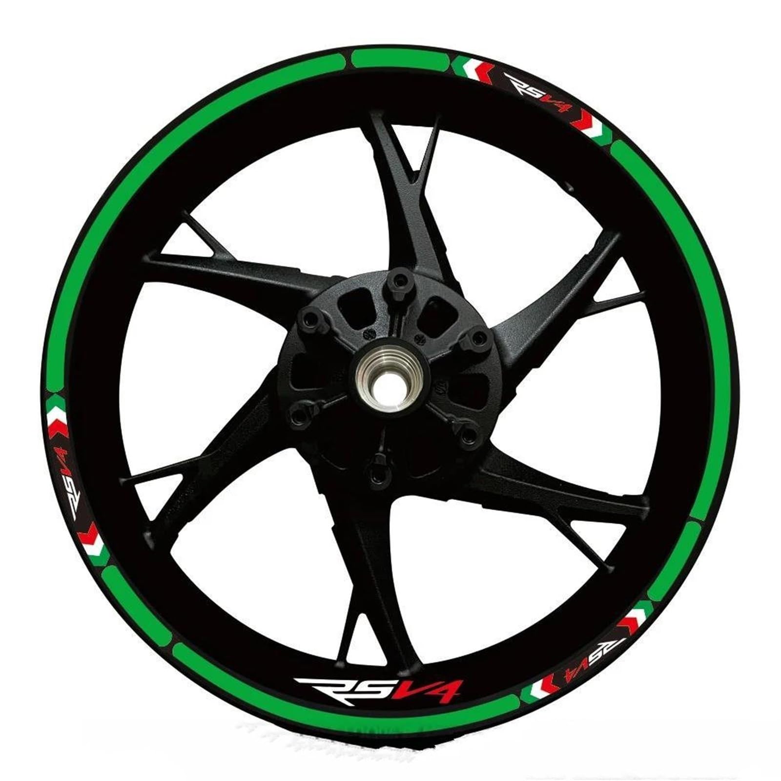 Stickers Motorcycle Wheel Stickers Reflective Decals Rims for Ducati for Multistrada V4 V2 S V2S(Style 9)