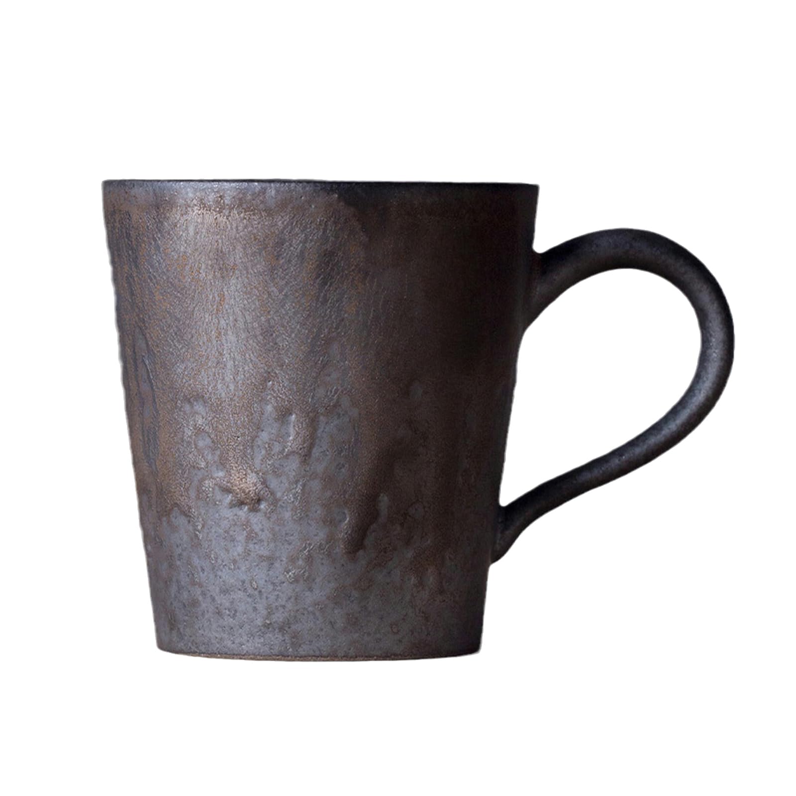 100ml/3.38oz Nordic style Coffee cup antique rust glaze flush ear type ceramic gold plated Mug for office home-May Coffee cup-101-200ml