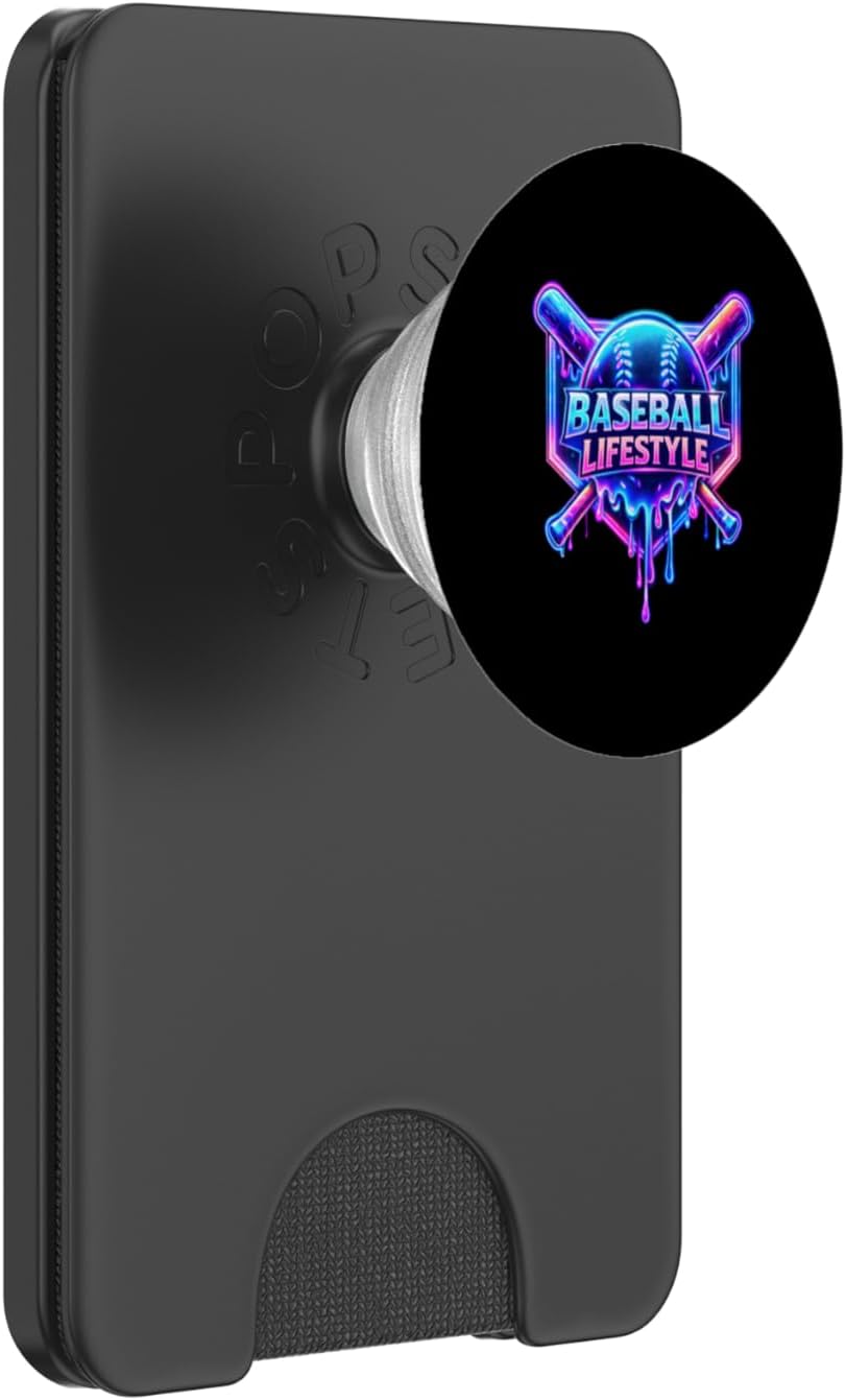 Baseball Life Style 101 Apparel Youth Drip Baseball Boys Kid PopSockets PopWallet for MagSafe