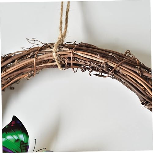 Miniatura 4 de IMIKEYA Sunflower Decoration Wreath Plastic Flower Ring Sunflower Bouquet for Home Wedding Dec