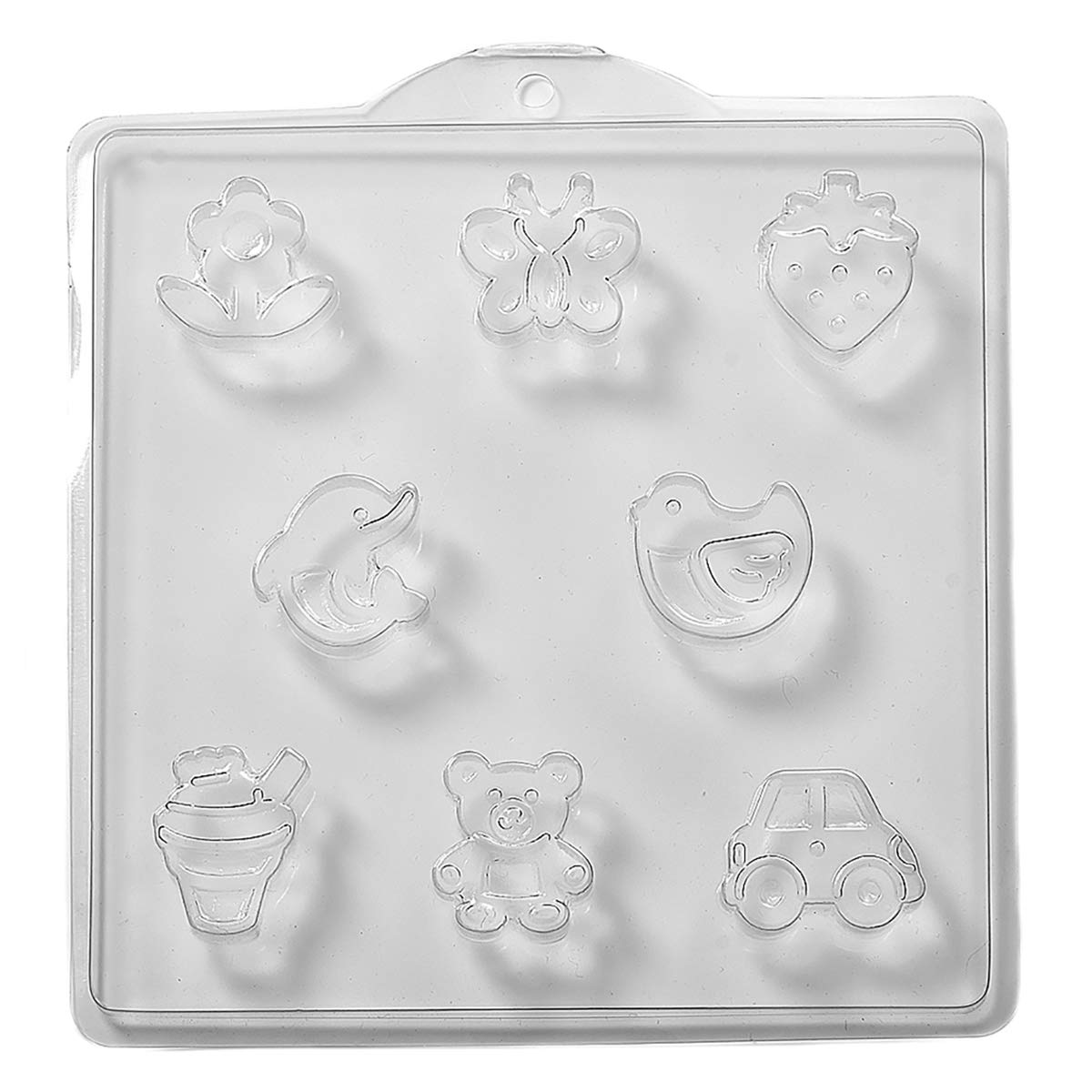 Stampo In PVC Per Sapone E Bombe Da Bagno, 8 Cavità Da 10g Ciascuna, Forma Disegni Per Bambini
