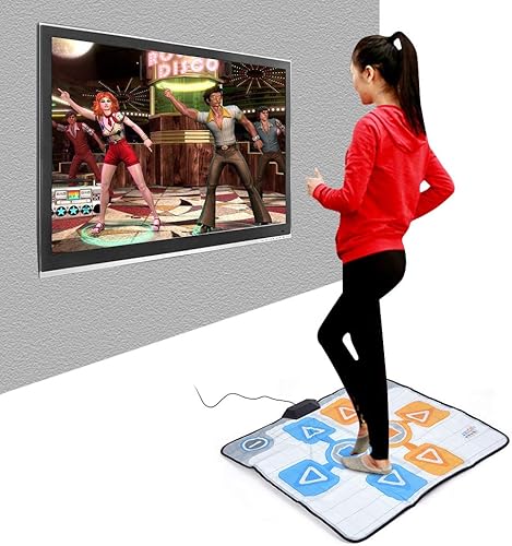 Miniatura 3 de Zunate Tapete de baile para doble persona almohadillas de baile antideslizantes para juego de consola Wii tapete de baile de repuesto para Wii Plug