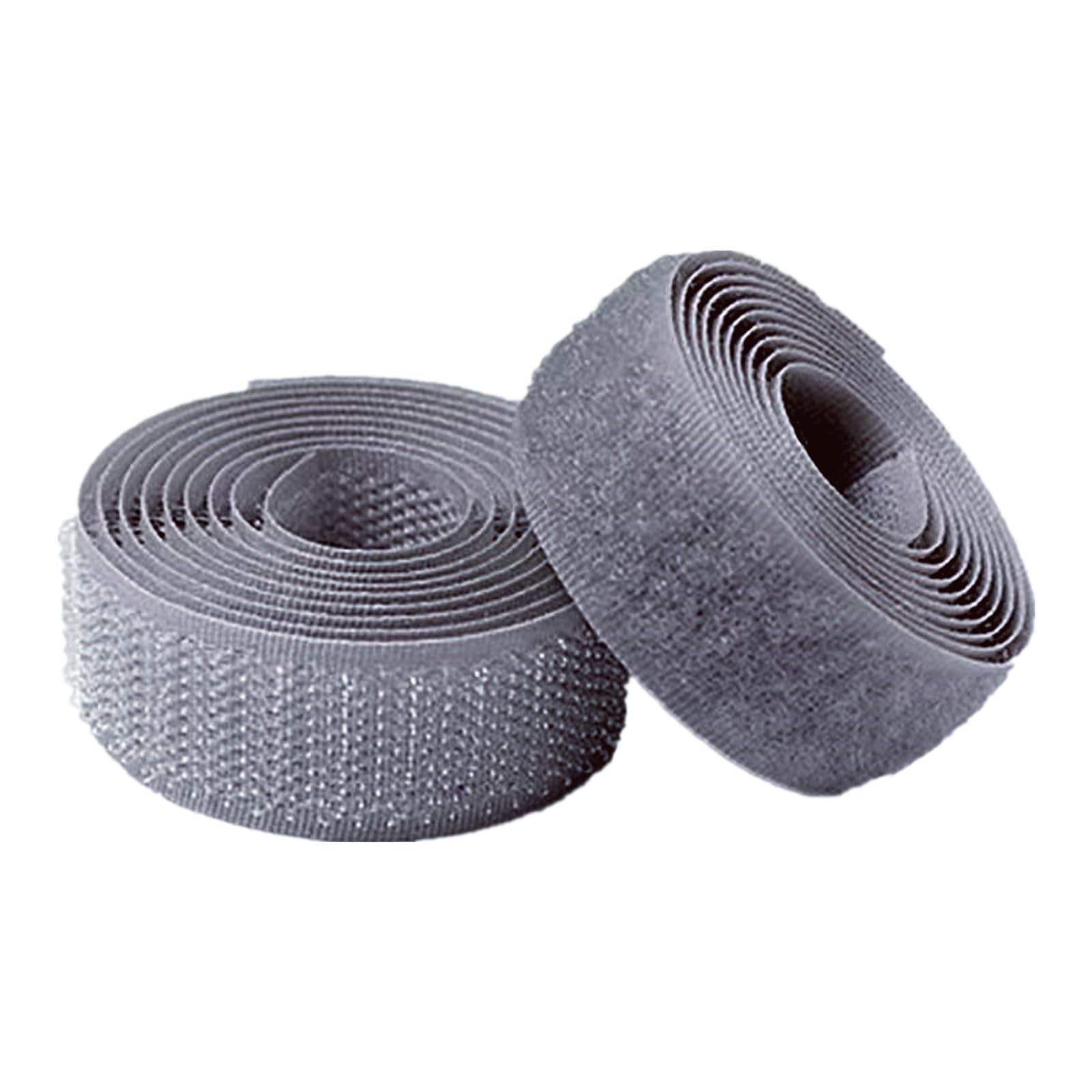 Cinta de Gancho para Coser, Cinta de Gancho y Bucle de 25 mm for Costura, Cierre de Tela de Nailon no Adhesivo(Gray,25MM x 5Yard)
