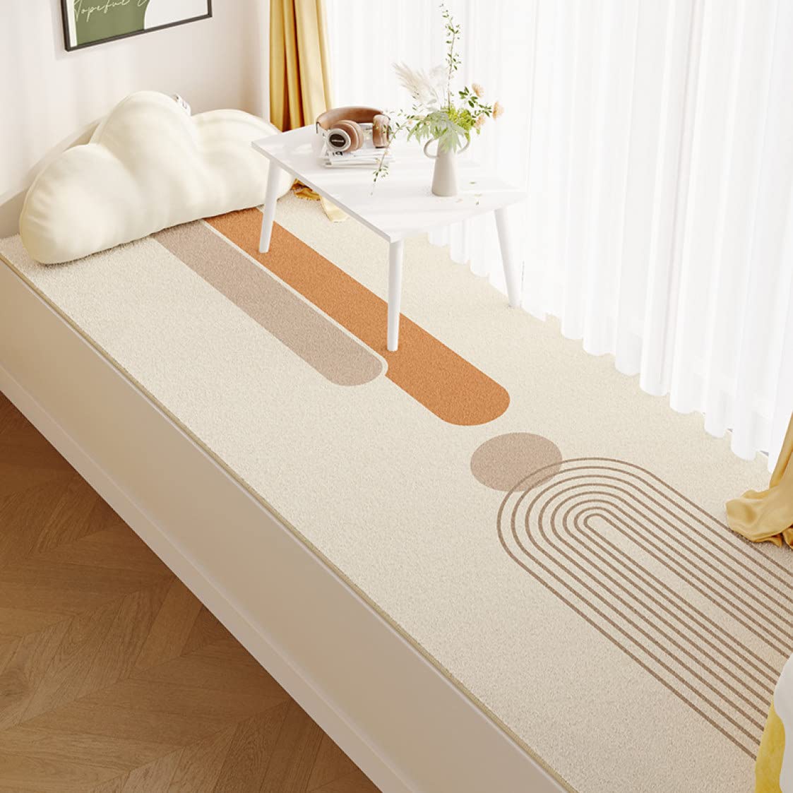 Amazon｜[KUZQIM] 出窓マット ごろ寝布団 長い 座布団 お昼寝マット  