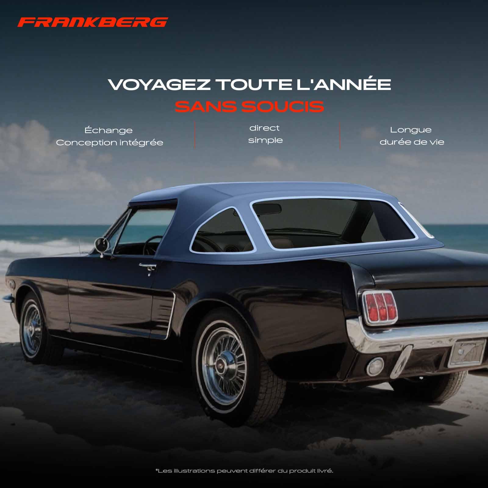 Frankberg Capote de cabriolet Softtop Compatible avec Z3 R.o.a.d.s.t.e.r E36 Série 3 Cabriolet E36 Série 3 Compact E36 Série 3 E36 Série 3 Coupé E36 Remplacer# BM36007-002