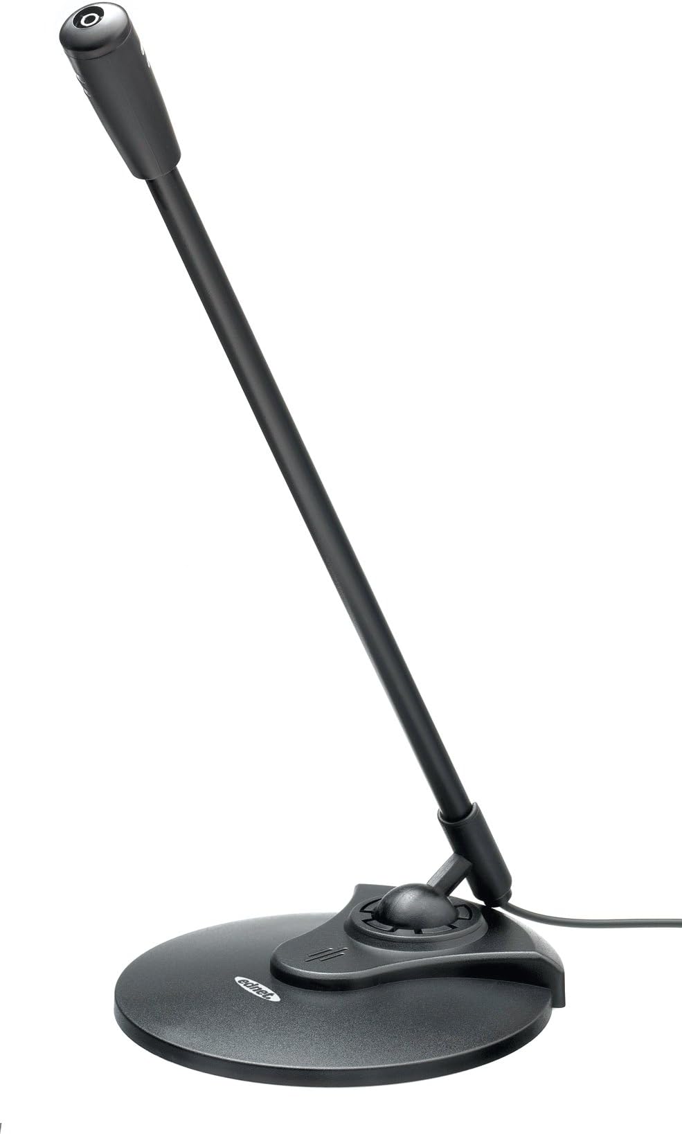 Ednet Desktop Microphone with Base 3.5 mm Jack 30Hz-16kHz Cable Length 1.8m