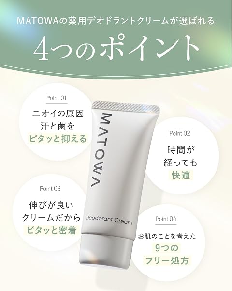 Deodorant Cream デオドラント クリーム ( 30g / 医薬部外品 ) 薬用 制汗剤 脇 足 デオドランド ワキガ わきが 対策 脇汗 塗る メンズ レディース 男性 女性 子供 無香料 (1本) - 3