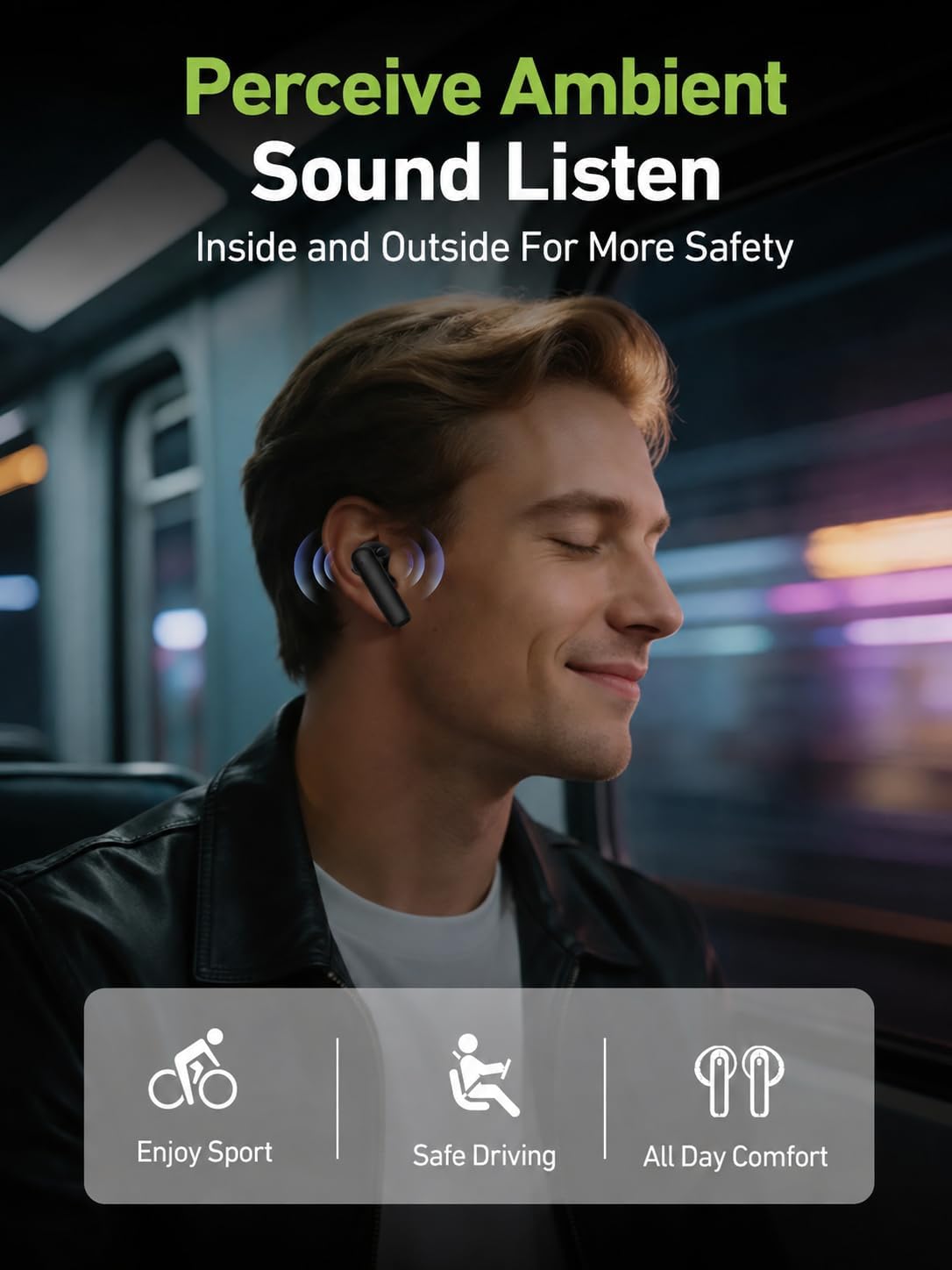 NE94 AI Translation Earbuds Real Time - 165 Languages Translator 9 Modes image 2