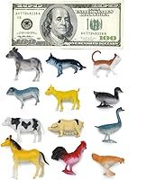 Vista 4 de MEROCO Tarjetas de emparejamiento de animales Montessori en miniatura con aves de corral y tarjetas a juego - Juguetes educativos Montessori