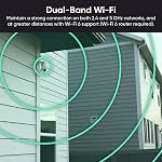 WYZE Cam Pan v4, 4K Smart Security Camera, AI Indoor/Outdoor Cameras for Home Security, Color Night Vision, 360° Pan/Tilt/8 x Digital Zoom, 2.4G & 5G, Works with Alexa & Google Assistant
