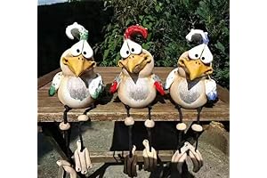 3PCS Goofy Bird Stake for Child, Garden, and Patio Decoration