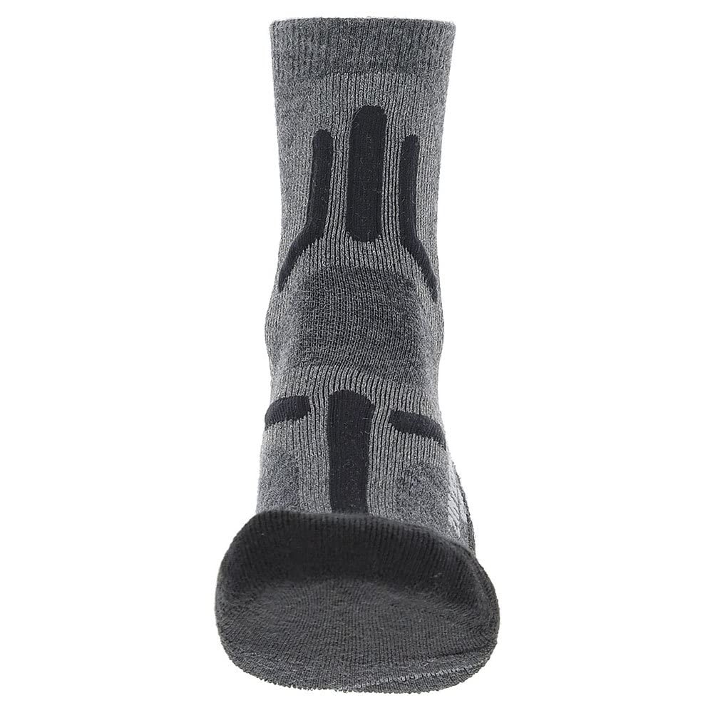 UYN S100239 TREKKING 2IN MERINO Socks Men's Medium grey/black 38