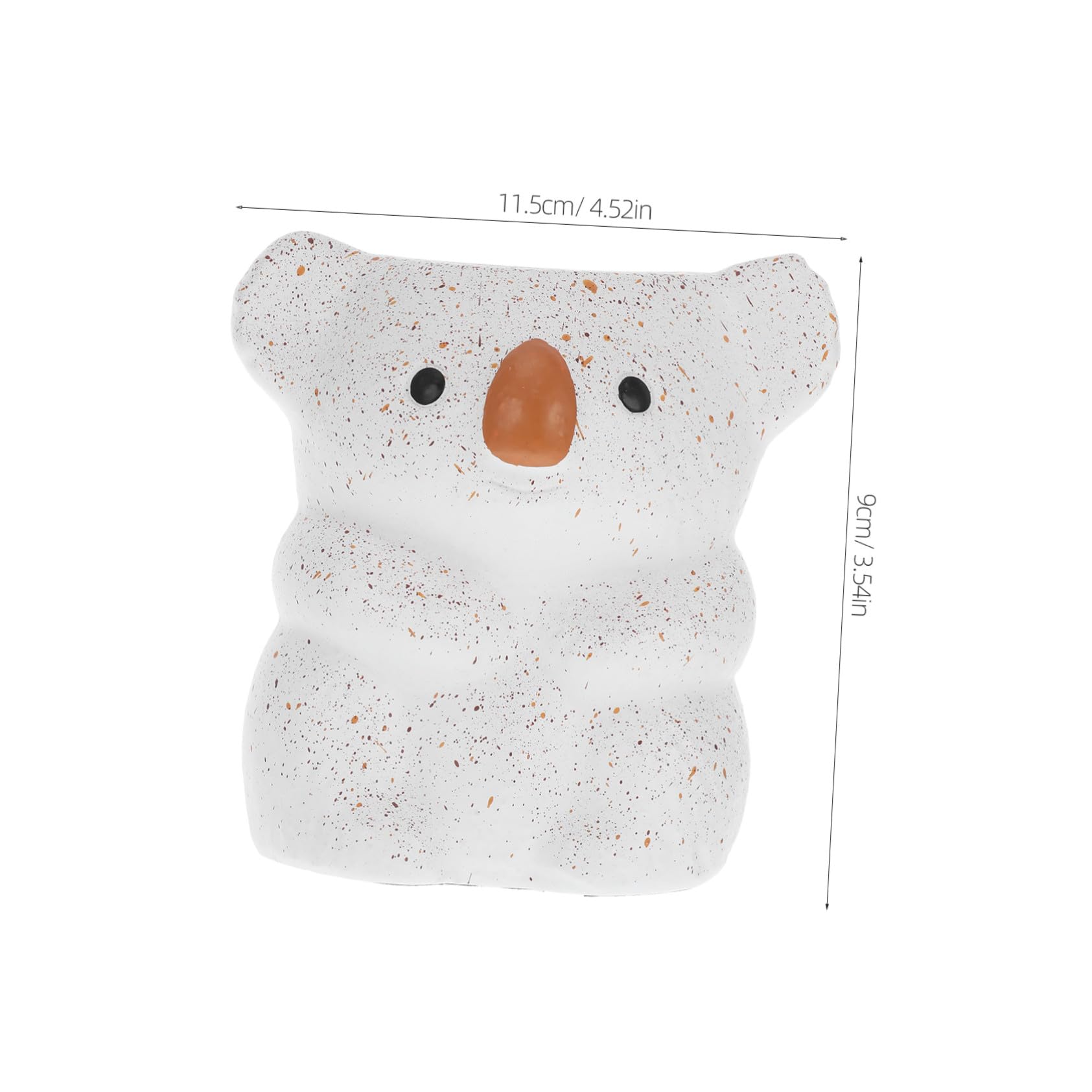 5 Pezzi Portapenne Resina Koala Organizer Scrivania Multifunzionale Mini per Pennelli e Accessori Portarifiuti Tavolo Decorativo per Ufficio e Scuola