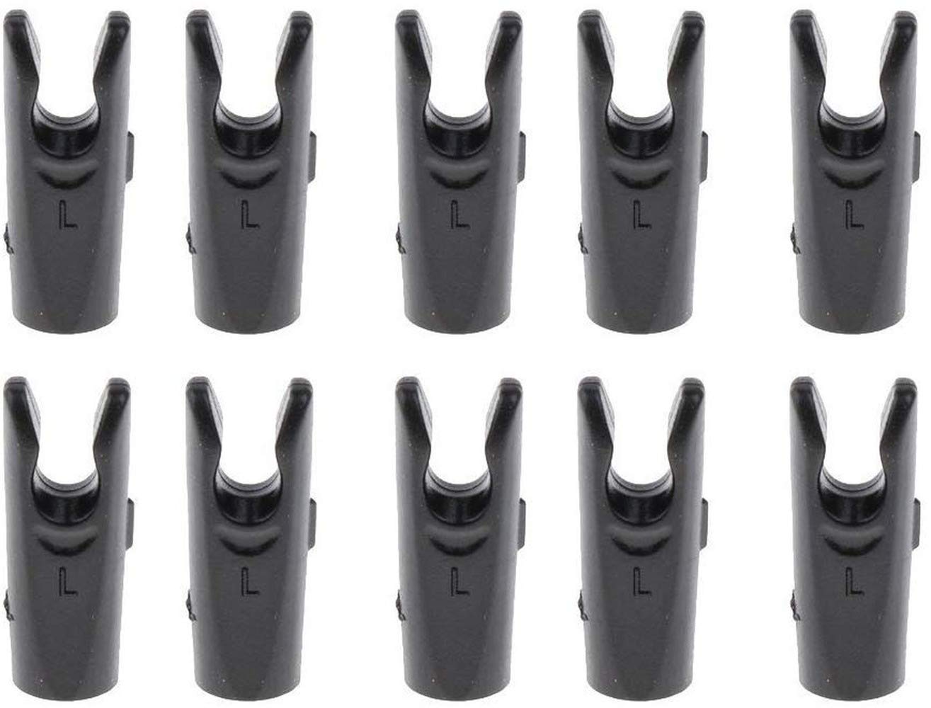 Archery Nocks/Pin Nock Arrow Shaft TAILS Outdoor Hunting Black Pack of 10 Pcs