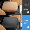 INTGET para 2022 2023 2024 2025 2026 Kia Carnival Protector de Consola Central de Cuero Protector de Tapa de Apoyabrazos para Accesorios Kia Carnival 2022 2023 2024 2025 2026 LX EX SX SX Prestige 5