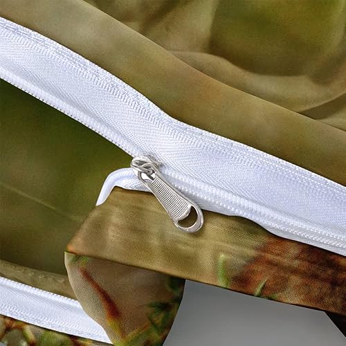 Miniatura 4 de Holiyjog Juego de funda de edredón con diseño de leones de animales para niños, fundas de edredón de león tamaño Queen y fundas de almohada de