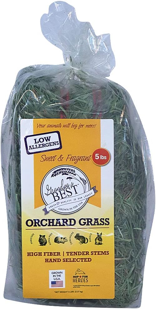 Grandpa's Best Orchard Grass Bale, 10 Lbs (Packaging may vary) : Pet Supplies