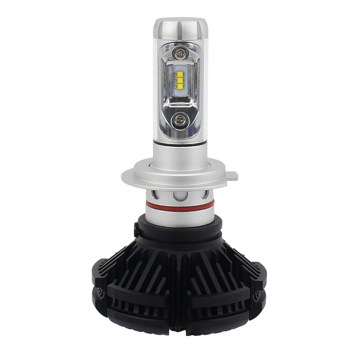 2 szt. bardzo jasne żarówki LED do reflektorów serii X3 H7 wodoodporne wysoka moc 50 W 6000 lm zestaw do konwersji jednowarstwowych reflektorów samochodowych (H7)