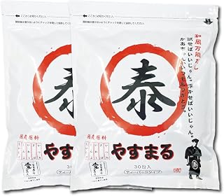 出汁 包装 国产 和风万能出汁 泰(マル) やすまる 出汁 红色 30包 饮用出汁 鲣鱼 鲭鱼 鲷鱼 昆布 香菇 2包 套装