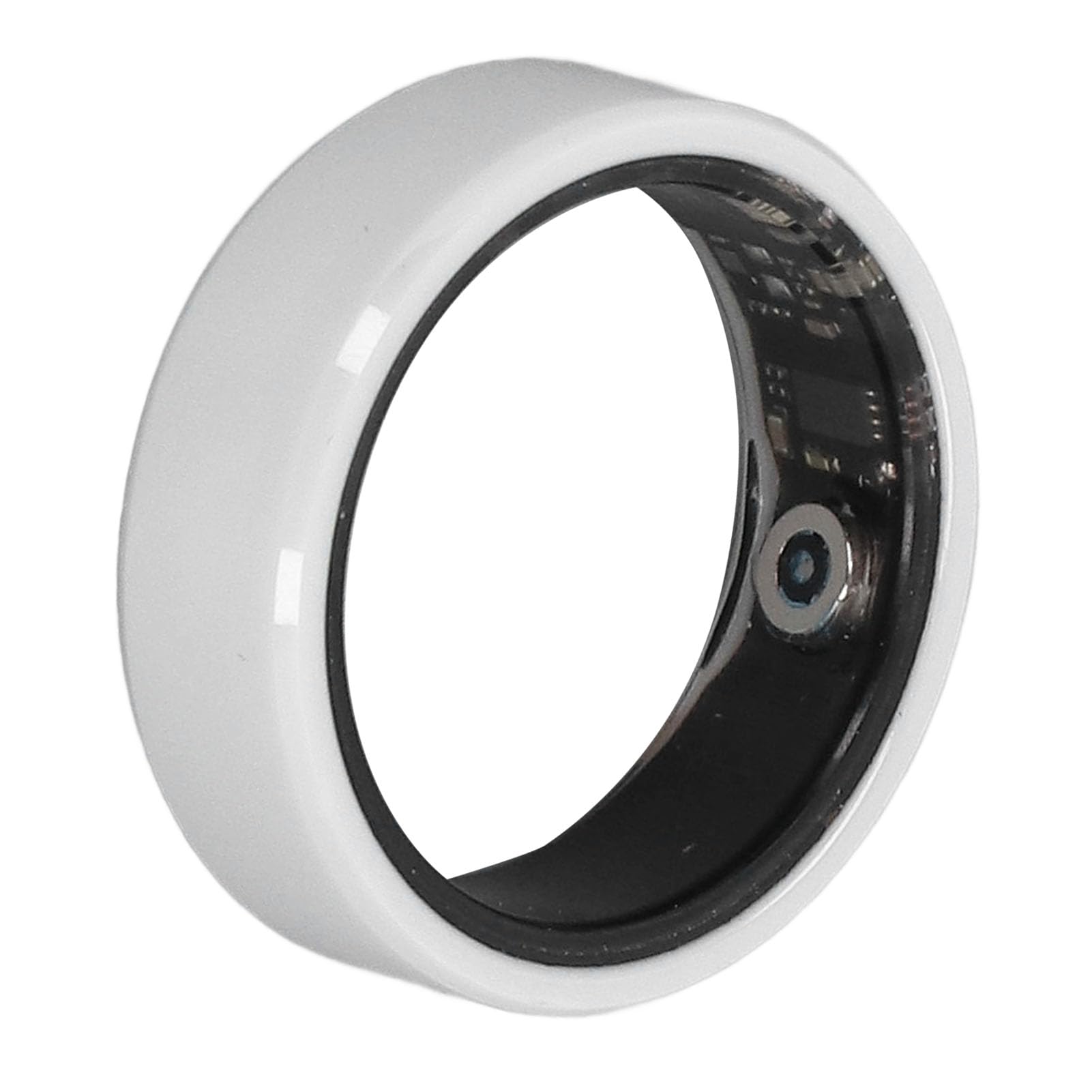 Dpofirs Smart Ring Health, Bluetooth Wearable Fitness Ring Pedometer Rechargeable, IP68 Men Women Sport for Daily Use (Size 10)