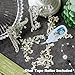 MiyouLuna 120Pcs Baroque Relief Corner Paper Embellishments, Retro Ornamental Frame Ephemera for Scrapbooking, Journaling, Junk Journal Supplies, and DIY Crafts with Glue Tape