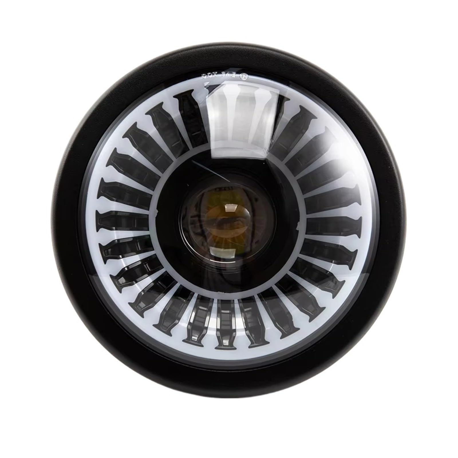 Faro Anteriore Moto per Sporter, per Softail per Chopper, per Custom Universale Moto Faro LED Vintage da 6,5'' Abbaglianti E Anabbaglianti